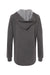 Independent Trading Co. PRM2500 Womens California Wave Wash Hooded Sweatshirt Hoodie Shadow Grey Flat Back