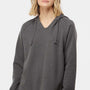 Independent Trading Company Womens California Wave Wash Hooded Sweatshirt Hoodie - Shadow Grey