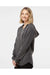 Independent Trading Co. PRM2500 Womens California Wave Wash Hooded Sweatshirt Hoodie Shadow Grey Model Side