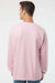 Independent Trading Company SS3000 Mens Crewneck Sweatshirt Light Pink Model Back