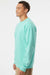 Independent Trading Company SS3000 Mens Crewneck Sweatshirt Mint Green Model Side