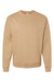 Independent Trading Company SS3000 Mens Crewneck Sweatshirt Sandstone Brown Flat Front