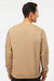 Independent Trading Company SS3000 Mens Crewneck Sweatshirt Sandstone Brown Model Back