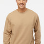 Independent Trading Company Mens Crewneck Sweatshirt - Sandstone Brown