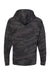 Independent Trading Company SS4500 Mens Hooded Sweatshirt Hoodie w/ Pouch Pocket Black Camo Flat Back