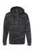 Independent Trading Company SS4500 Mens Hooded Sweatshirt Hoodie w/ Pouch Pocket Black Camo Flat Front