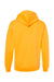 Independent Trading Company SS4500 Mens Hooded Sweatshirt Hoodie w/ Pouch Pocket Gold Flat Back