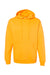 Independent Trading Company SS4500 Mens Hooded Sweatshirt Hoodie w/ Pouch Pocket Gold Flat Front