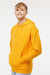 Independent Trading Company SS4500 Mens Hooded Sweatshirt Hoodie w/ Pouch Pocket Gold Model Side
