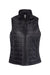 Independent Trading Co. EXP220PFV Womens Full Zip Puffer Vest Black Flat Front