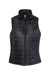 Independent Trading Company EXP220PFV Womens Wind & Water Resistant Full Zip Puffer Vest Black Flat Front