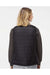 Independent Trading Co. EXP220PFV Womens Full Zip Puffer Vest Black Model Back