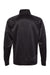Independent Trading Company EXP70PTZ Mens Poly Tech Full Zip Track Jacket Black Flat Back