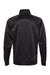 Independent Trading Co. EXP70PTZ Mens Poly Tech Full Zip Track Jacket Black Flat Back