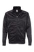 Independent Trading Company EXP70PTZ Mens Poly Tech Full Zip Track Jacket Black Flat Front