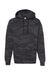 Independent Trading Company IND4000 Mens Hooded Sweatshirt Hoodie w/ Pouch Pocket Black Camo Flat Front
