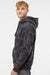 Independent Trading Company IND4000 Mens Hooded Sweatshirt Hoodie w/ Pouch Pocket Black Camo Model Side