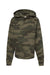 Independent Trading Company SS4001Y Youth Hooded Sweatshirt Hoodie w/ Pouch Pocket Forest Green Camo Flat Front