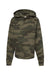 Independent Trading Co. SS4001Y Youth Hooded Sweatshirt Hoodie Forest Green Camo Flat Front