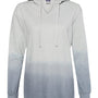 MV Sport Womens French Terry Ombre Hooded Sweatshirt Hoodie - Greyscale - NEW