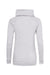 MV Sport W20155 Womens Space-Dyed Cowl Neck Sweatshirt Ash Grey Flat Back