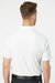 Adidas A236 Mens Merch Block UPF 50+ Short Sleeve Polo Shirt White/Grey Model Back