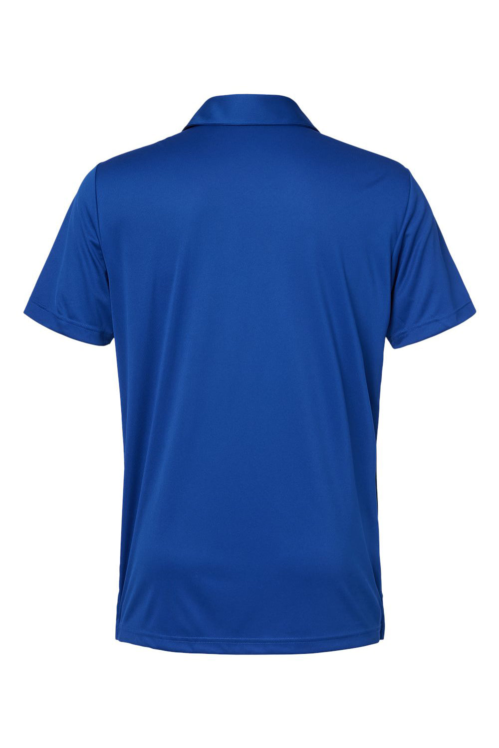 Adidas A236 Mens Merch Block Short Sleeve Polo Shirt Collegiate Royal Blue/Grey Flat Back