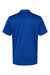 Adidas A324 Mens 3 Stripes UPF 50+ Short Sleeve Polo Shirt Collegiate Royal Blue Flat Back
