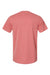 Adidas A376 Mens UPF 50+ Short Sleeve Crewneck T-Shirt Heather Power Red Flat Back