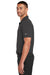 Nike 799802 Mens Players Dri-Fit Moisture Wicking Short Sleeve Polo Shirt Anthracite Grey Model Side