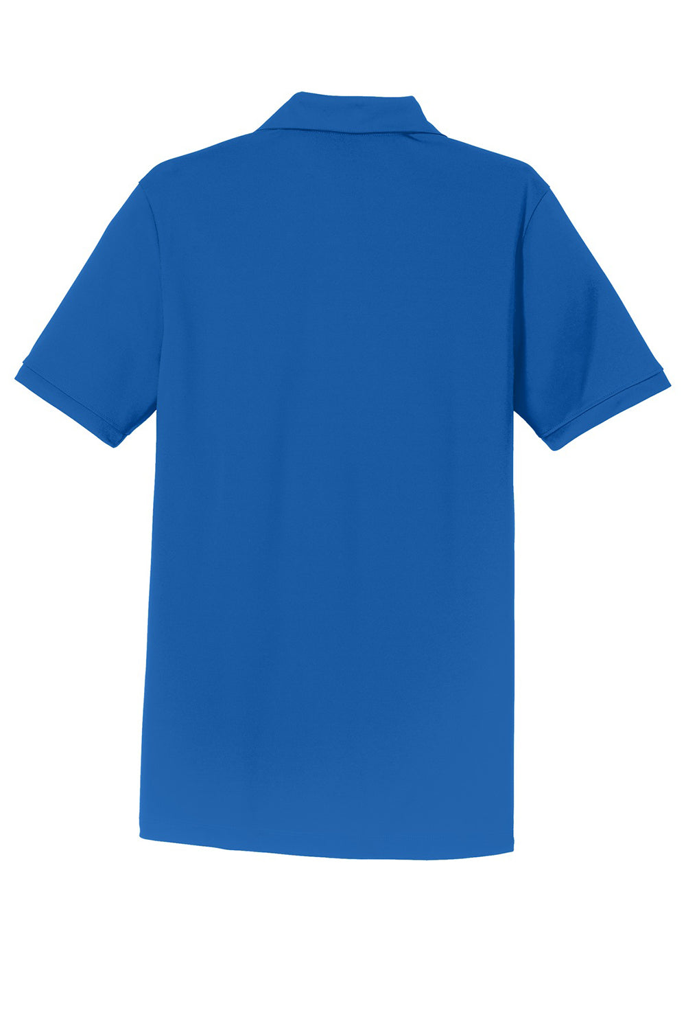 Nike 799802 Mens Players Dri-Fit Moisture Wicking Short Sleeve Polo Shirt Gym Blue Flat Back