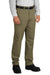 Red Kap PT20 Mens Industrial Wrinkle Resistant Work Pants w/ Pockets Khaki Brown Model Front