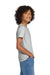 Gildan 8000B Youth DryBlend Moisture Wicking Short Sleeve Crewneck T-Shirt Ash Grey Model Side