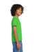 Gildan 8000B Youth DryBlend Moisture Wicking Short Sleeve Crewneck T-Shirt Electric Green Model Side