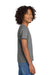 Gildan 8000B Youth DryBlend Moisture Wicking Short Sleeve Crewneck T-Shirt Heather Graphite Grey Model Side