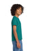 Gildan 8000B Youth DryBlend Moisture Wicking Short Sleeve Crewneck T-Shirt Jade Dome Green Model Side