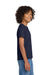 Gildan 8000B Youth DryBlend Moisture Wicking Short Sleeve Crewneck T-Shirt Navy Blue Model Side