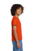 Gildan 8000B Youth DryBlend Moisture Wicking Short Sleeve Crewneck T-Shirt Orange Model Side