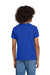 Gildan 8000B Youth DryBlend Moisture Wicking Short Sleeve Crewneck T-Shirt Royal Blue Model Back