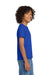 Gildan 8000B Youth DryBlend Moisture Wicking Short Sleeve Crewneck T-Shirt Royal Blue Model Side