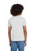 Gildan 8000B Youth DryBlend Moisture Wicking Short Sleeve Crewneck T-Shirt White Model Back