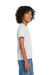 Gildan 8000B Youth DryBlend Moisture Wicking Short Sleeve Crewneck T-Shirt White Model Side