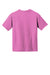 Gildan 8000B Youth DryBlend Moisture Wicking Short Sleeve Crewneck T-Shirt Azalea Pink Flat Back