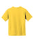 Gildan 8000B Youth DryBlend Moisture Wicking Short Sleeve Crewneck T-Shirt Daisy Yellow Flat Back