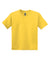 Gildan 8000B Youth DryBlend Moisture Wicking Short Sleeve Crewneck T-Shirt Daisy Yellow Flat Front