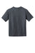Gildan 8000B Youth DryBlend Moisture Wicking Short Sleeve Crewneck T-Shirt Heather Dark Grey Flat Back