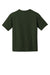 Gildan 8000B Youth DryBlend Moisture Wicking Short Sleeve Crewneck T-Shirt Forest Green Flat Back