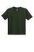 Gildan 8000B Youth DryBlend Moisture Wicking Short Sleeve Crewneck T-Shirt Forest Green Flat Front