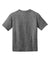 Gildan 8000B Youth DryBlend Moisture Wicking Short Sleeve Crewneck T-Shirt Heather Graphite Grey Flat Back