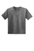 Gildan 8000B Youth DryBlend Moisture Wicking Short Sleeve Crewneck T-Shirt Heather Graphite Grey Flat Front